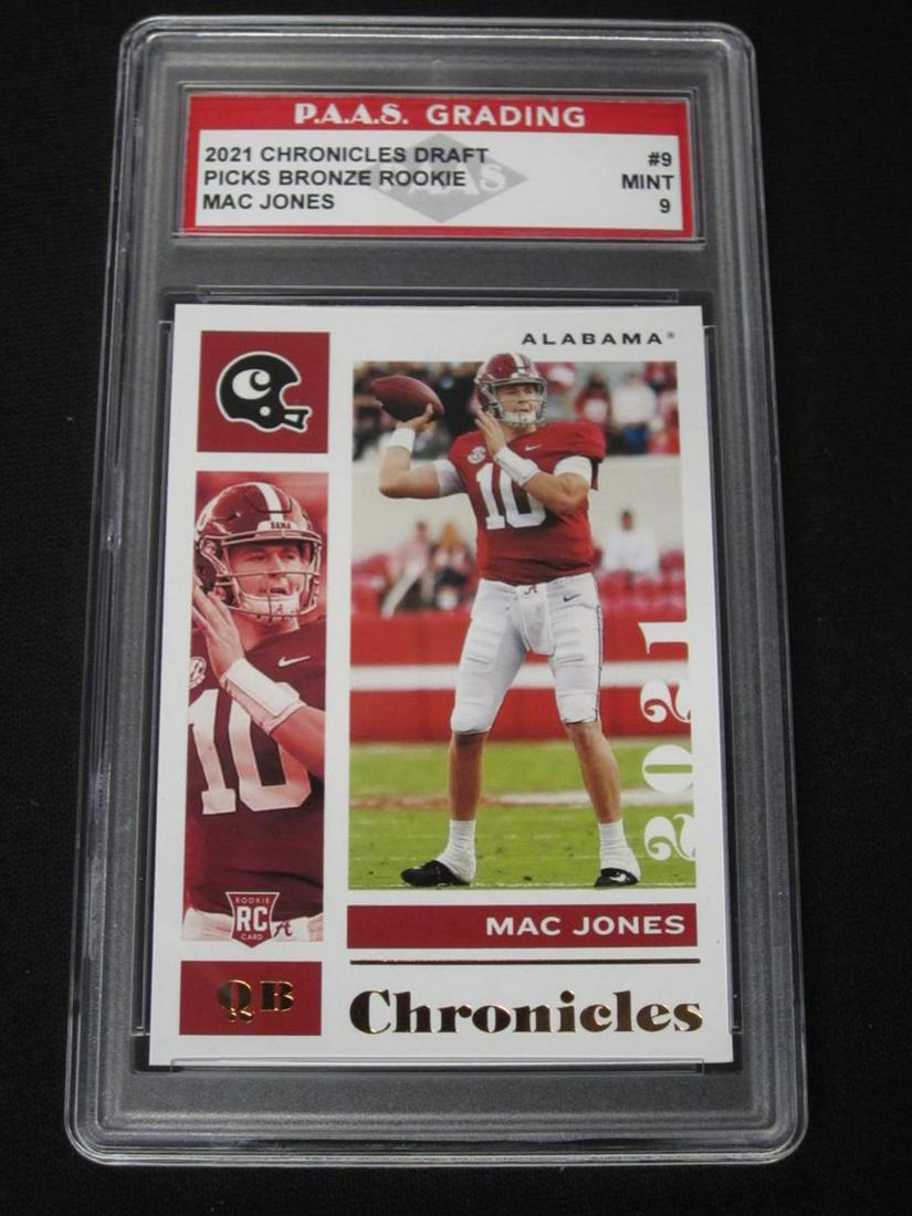 2021 DRAFT PICKS BRONZE RC MAC JONES ROOKIE (1 of 1)