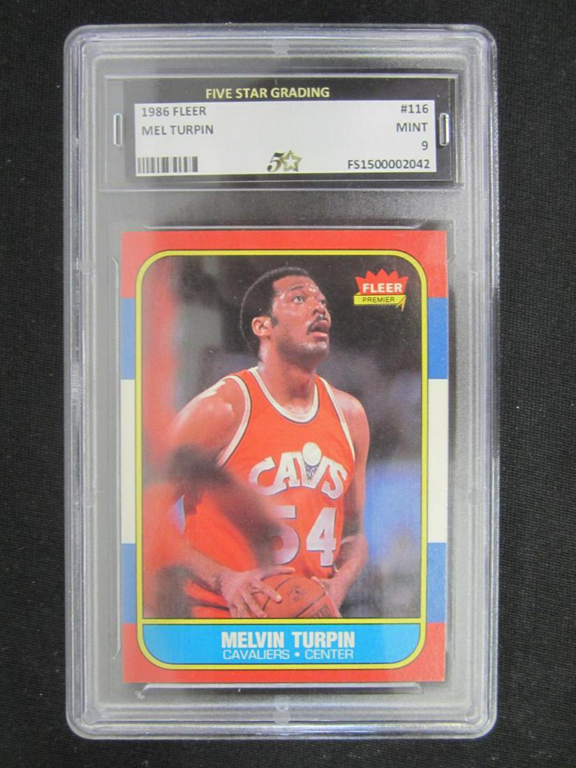 1986 FLEER MEL TURPIN MINT 9 (1 of 1)