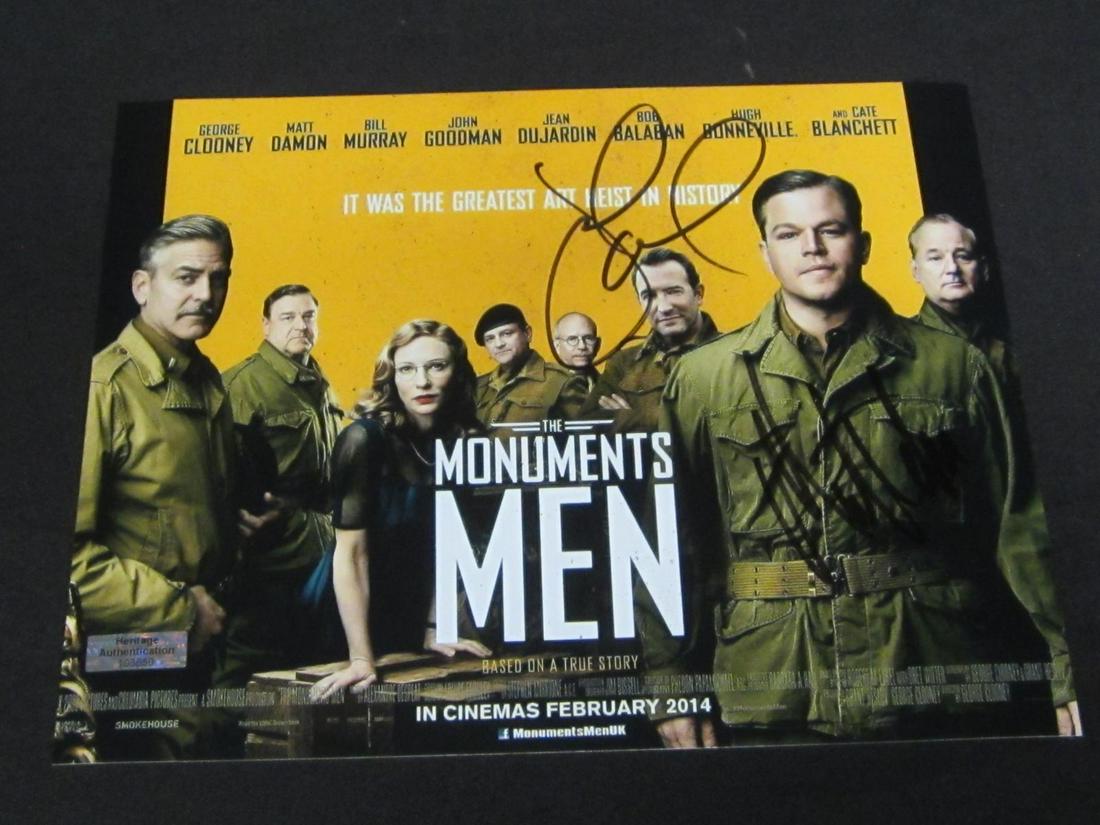 MATT DAMON JOHN GOODMAN SIGNED 8X10: AUTHENTIC MATT DAMON & JOHN GOODMAN AUTOGRAPHED 8X10 PHOTO THIS IS A WONDERFUL AUTOGRAPH. THIS ITEM HAS BEEN PROFESSIONALLY AUTHENTICATED & COMES WITH A COA. PLEASE DETERMINE CONDITION FROM PHOTO(S).