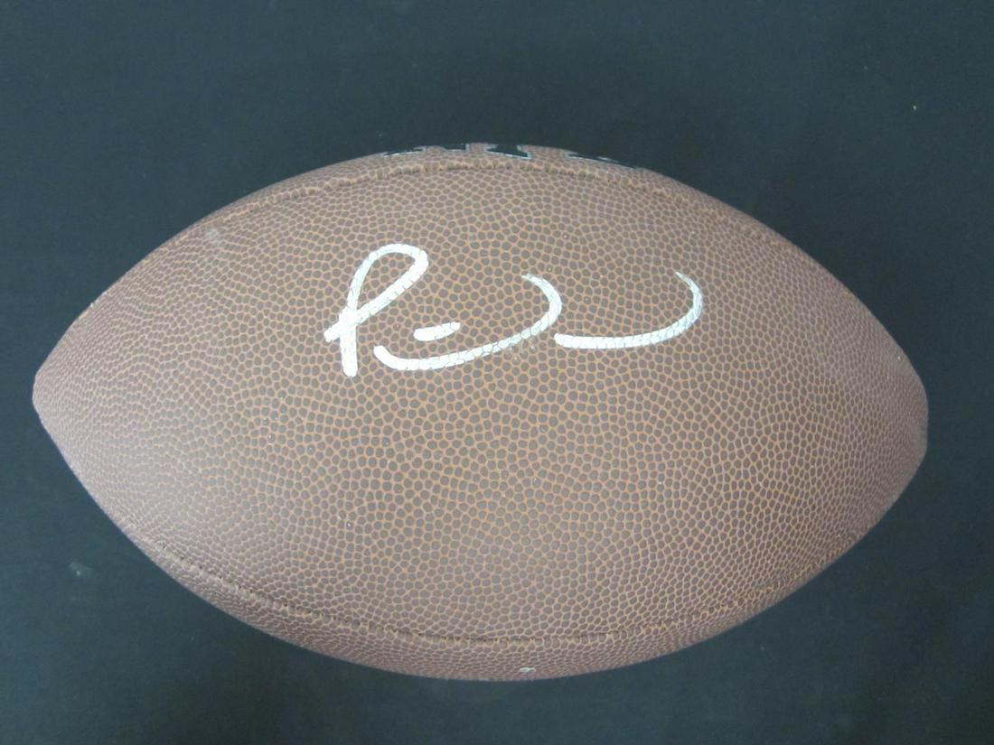 PATRICK MAHOMES SIGNED FOOTBALL W/COA: PATRICK MAHOMES SIGNED FOOTBALL WITH AUTHENTICATION DIRECT COA