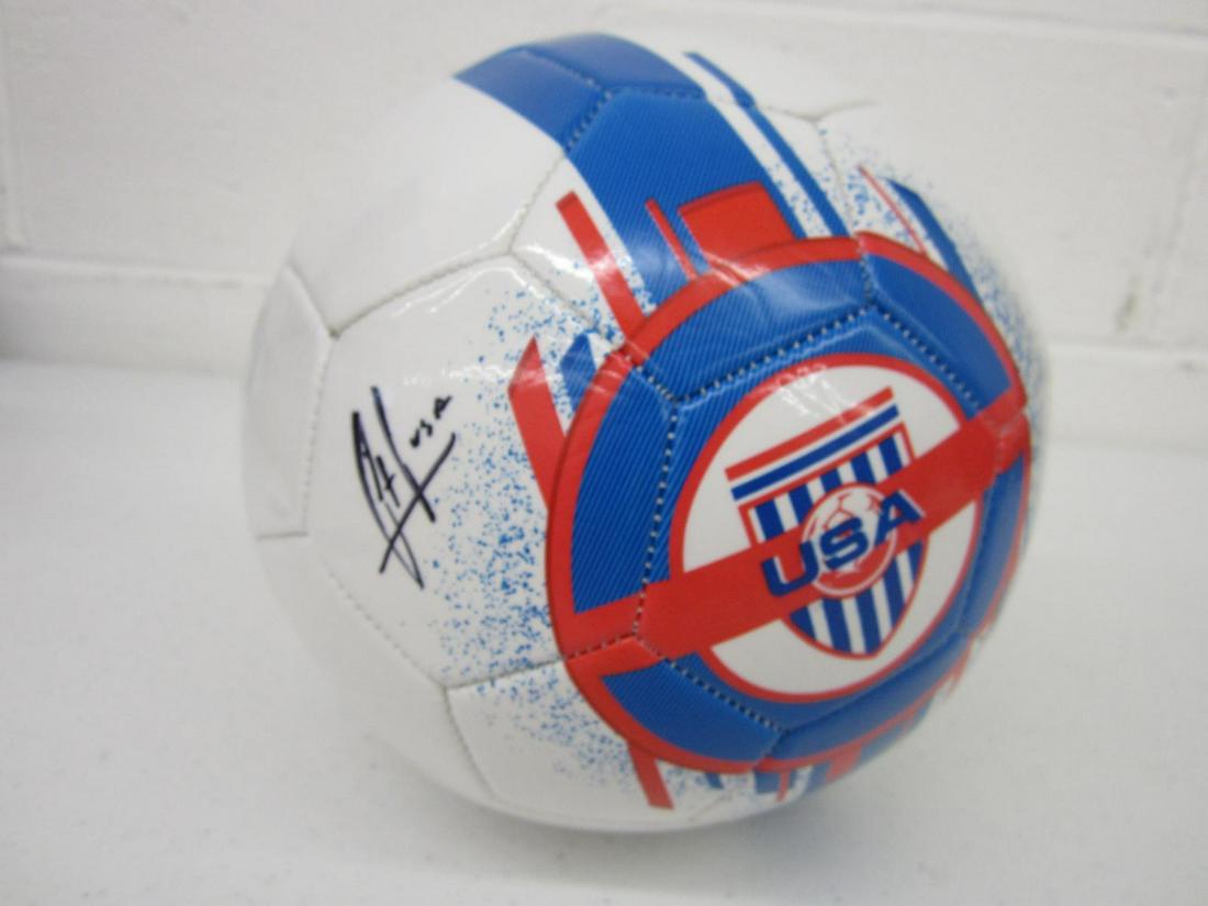 CLINT DEMPSEY SIGNED SOCCER BALL W/COA: CLINT DEMPSEY SIGNED SOCCER BALL WITH HERITAGE COA