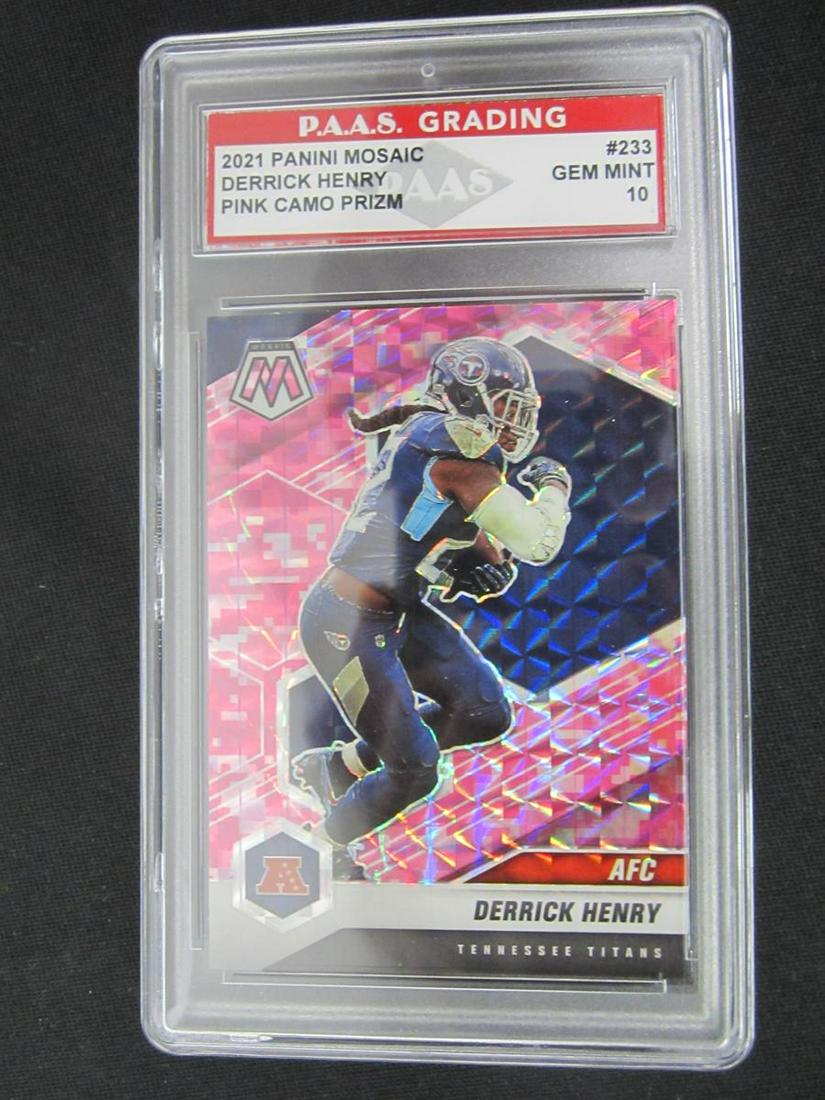 2021 MOSAIC DERRICK HENRY GEM MINT 10 (1 of 1)