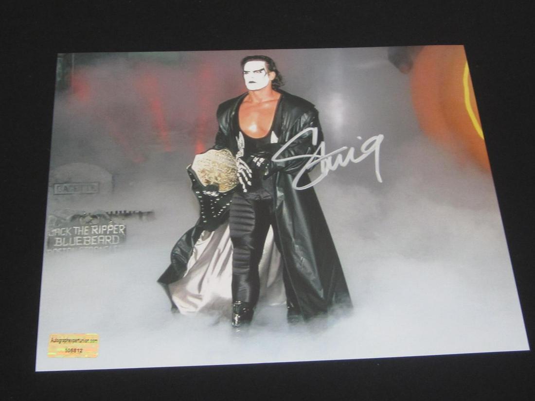 STING SIGNED 8X10 PHOTO W/COA (1 of 2)