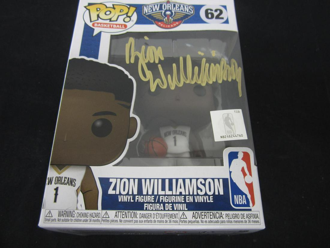 Zion Williamson Signed Funko Pop with COA (1 of 2)