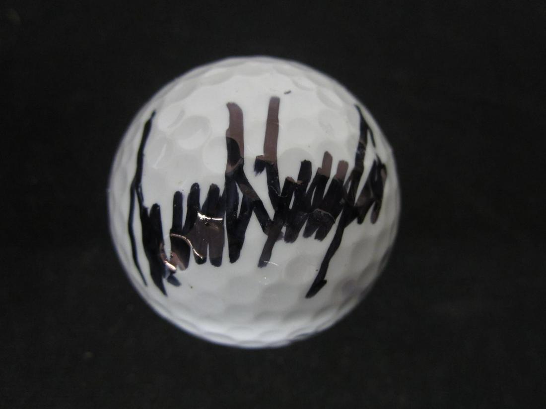 Donald Trump Signed Golf Ball with COA: Donald Trump Signed Golf Ball with COA