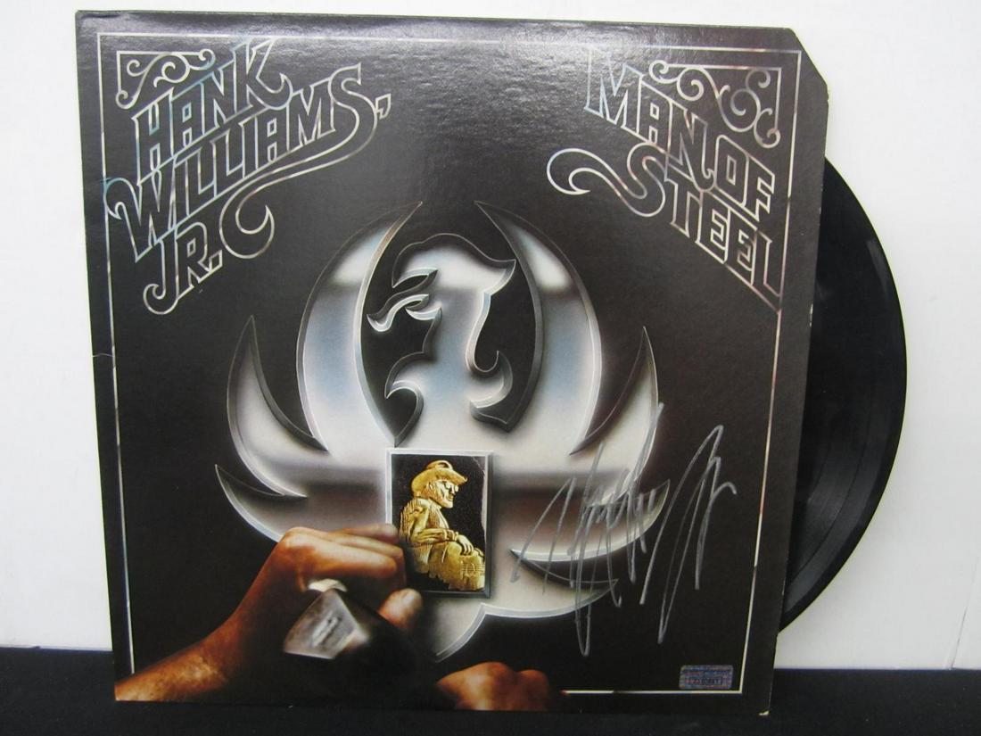 Hank Williams Jr. Signed Album with COA (1 of 2)