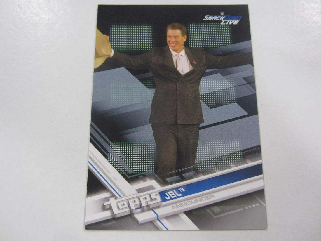 17 TOPPS WWE JBL SILVER #'D 12/25 (1 of 2)