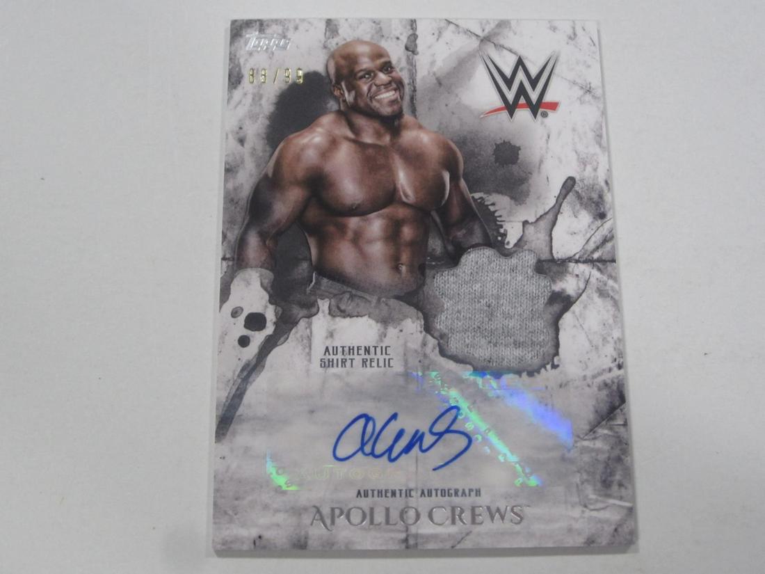 18 TOPPS WWE APOLLO CREWS AUTO (1 of 1)