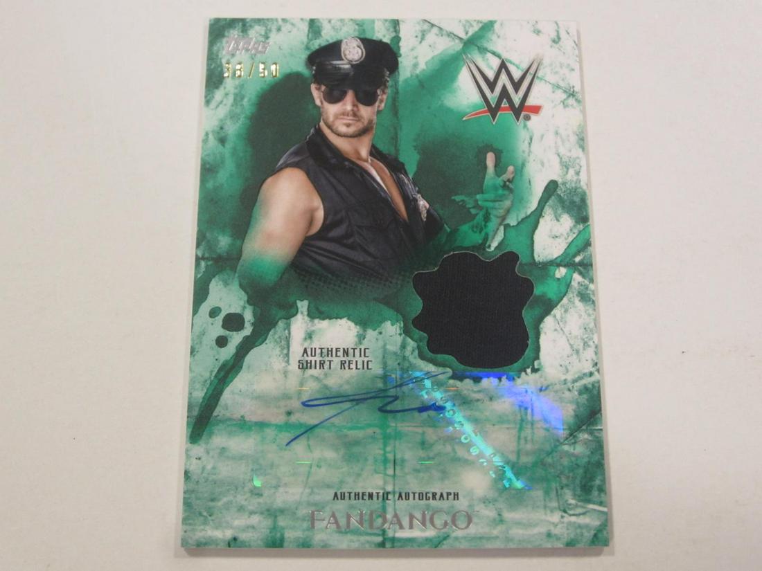 18 TOPPS WWE FANDANGO AUTO RELIC (1 of 1)