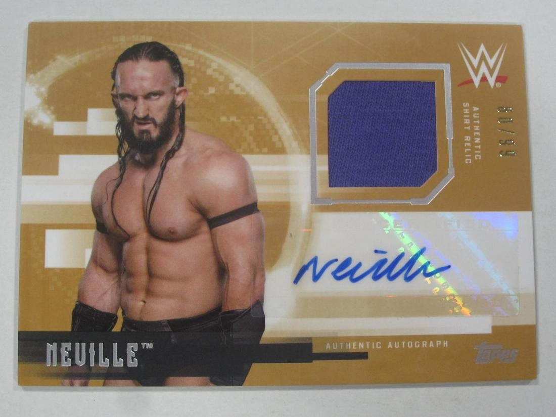 17 TOPPS WWE NEVILLE AUTO RELIC #D (1 of 1)