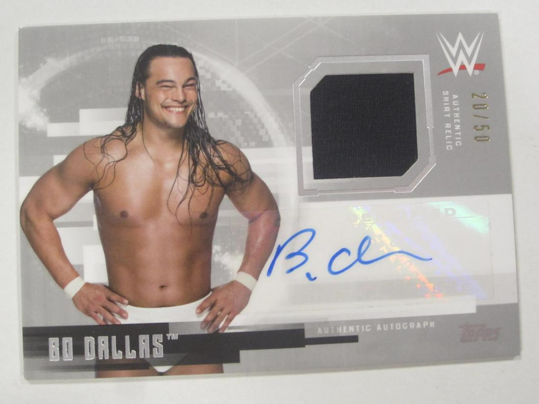 17 TOPPS WWE BO DALLAS AUTO RELIC (1 of 1)