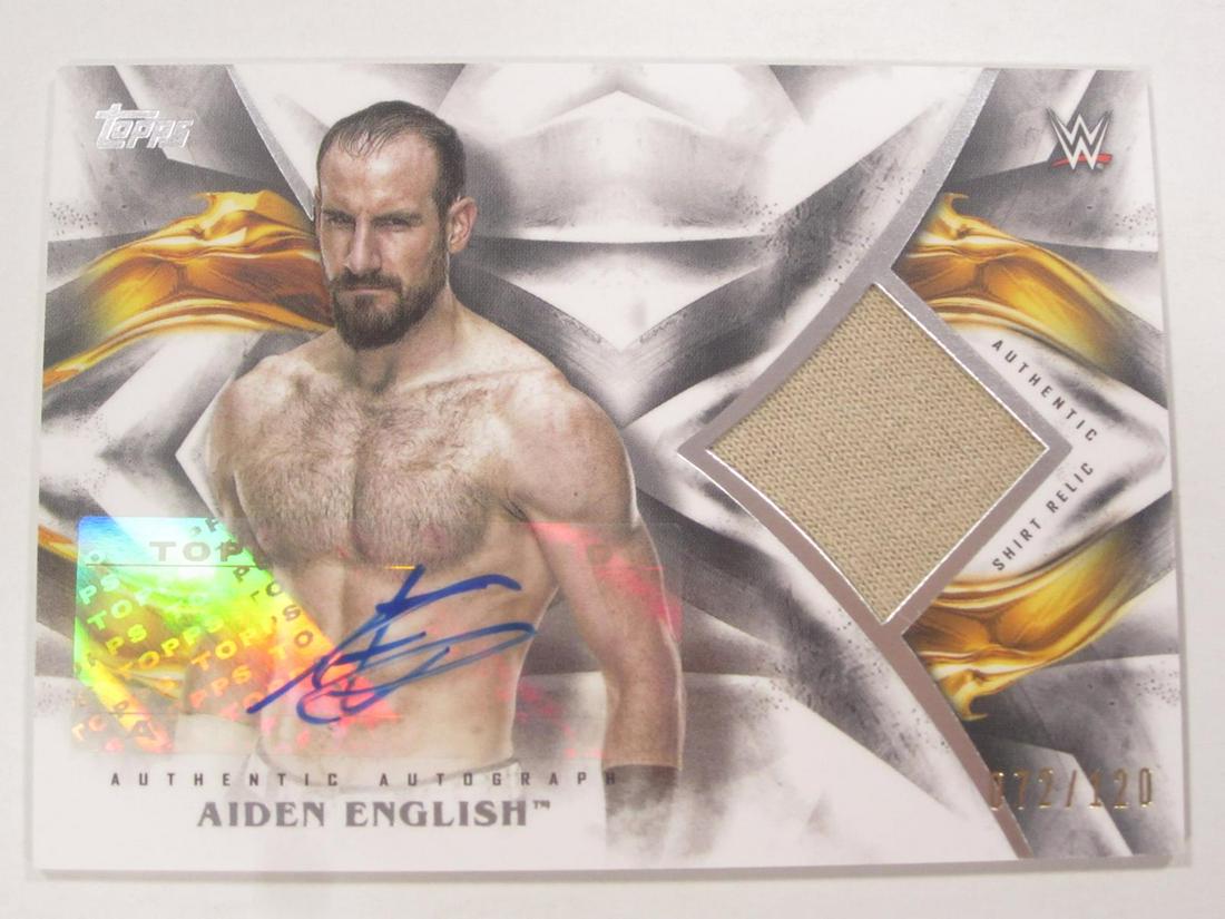 19 TOPPS WWE AIDEN ENGLISH AUTO (1 of 1)