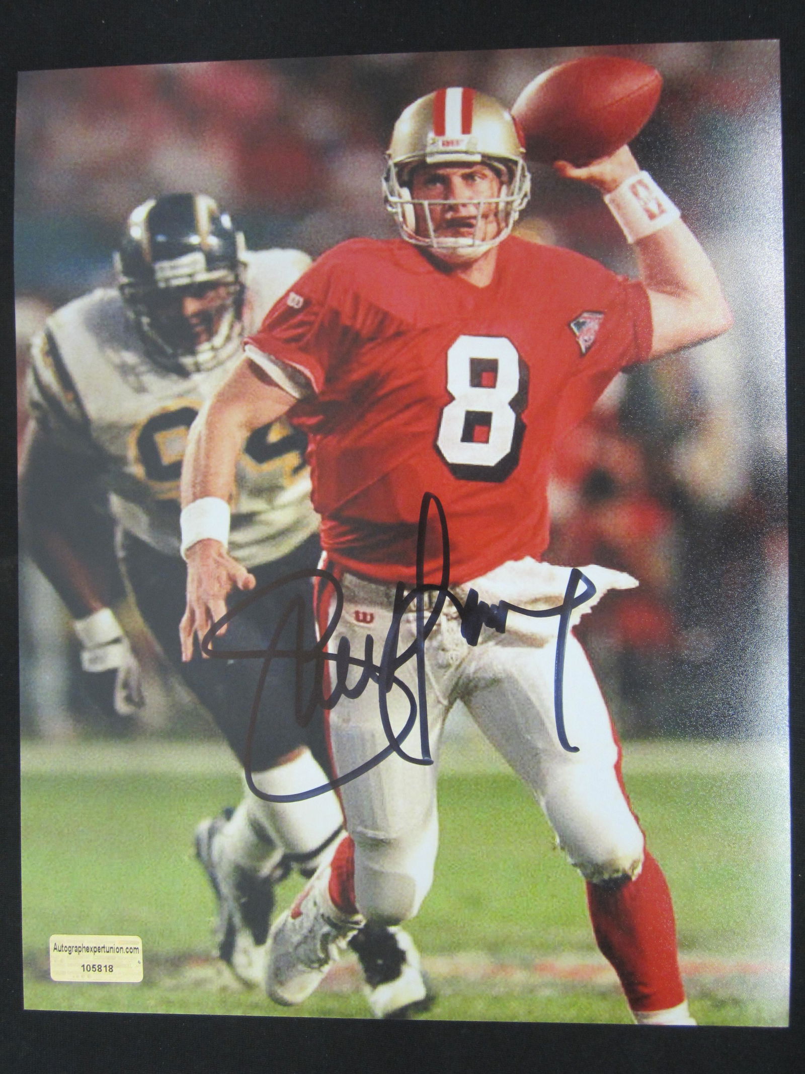 STEVE YOUNG SIGNED 8X10 PHOTO W/COA (1 of 2)