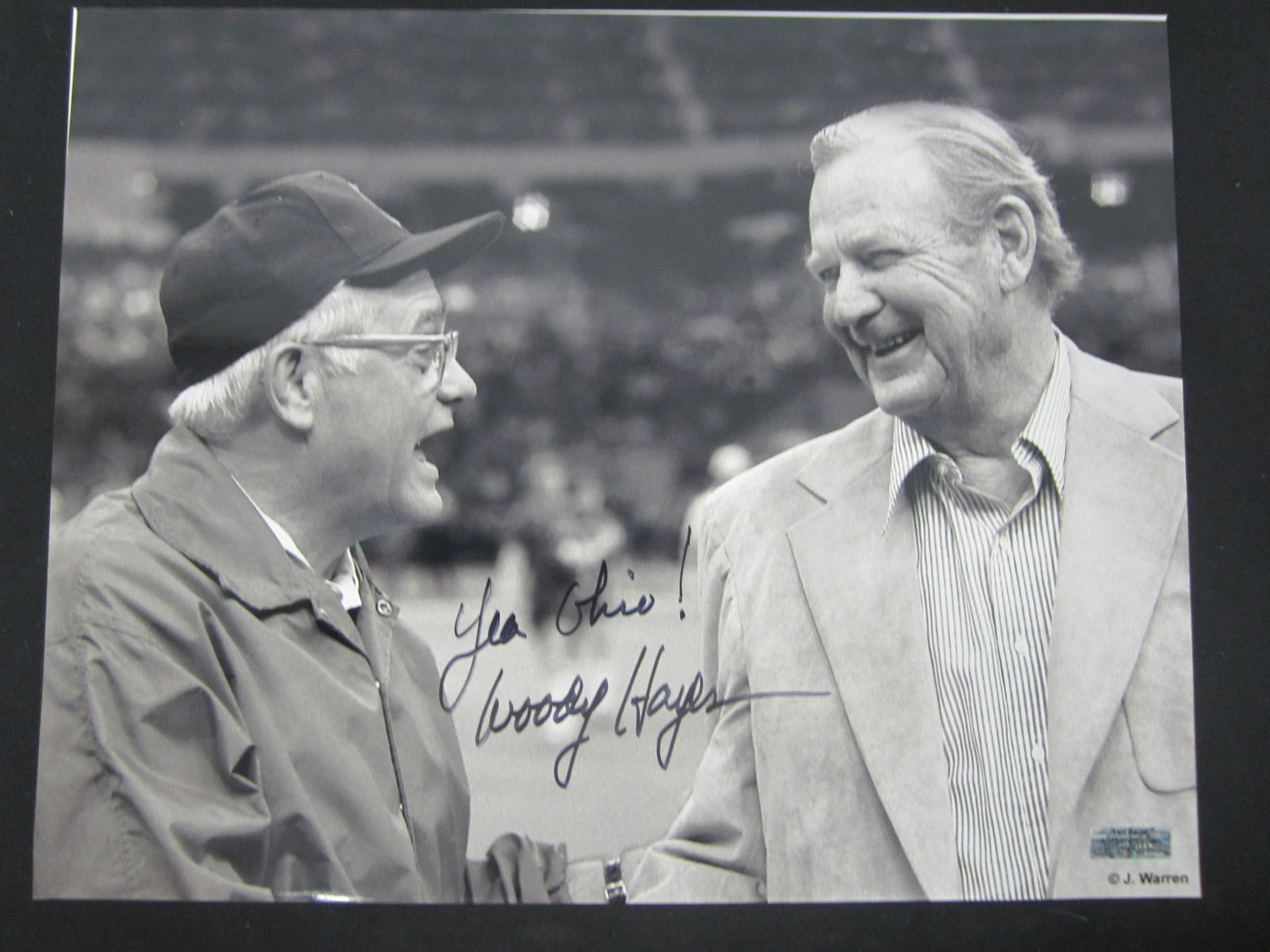WOODY HAYES SIGNED 11X14 PHOTO W/COA (1 of 2)