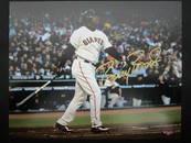 BARRY BONDS SIGNED 8X10 PHOTO W/COA