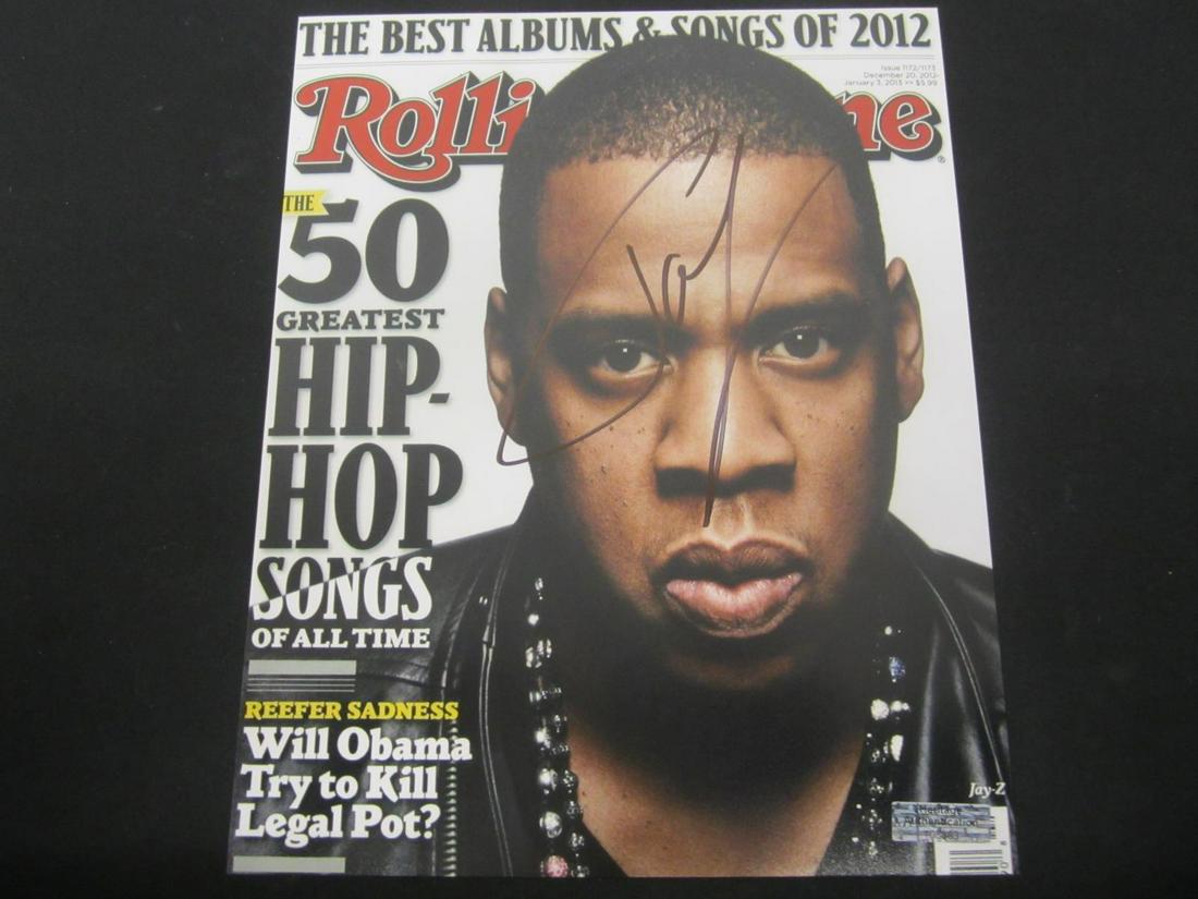 JAY-Z SIGNED 8X10 PHOTO W/COA (1 of 2)