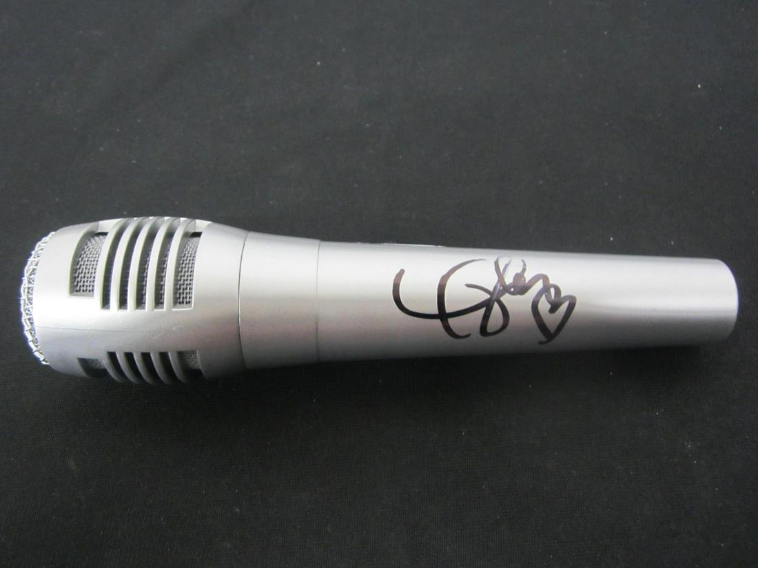 TAYLOR SWIFT SIGNED MICROPHONE W/COA (1 of 2)