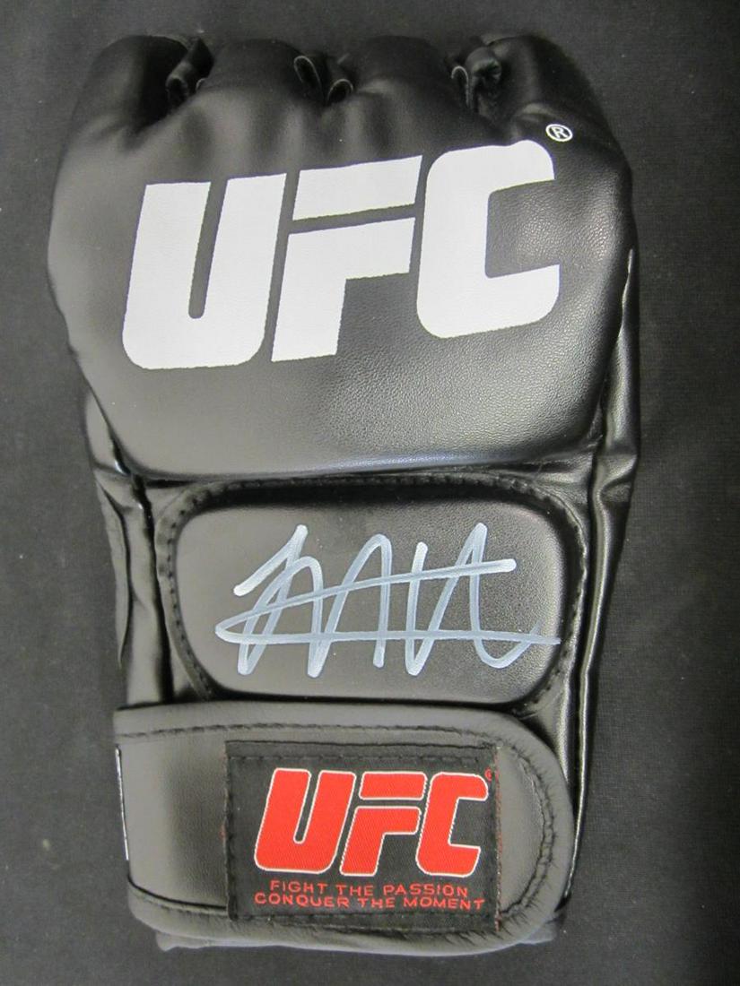 KHABIB NURMAGOMEDOV SIGNED UFC GLOVE W/COA (1 of 2)