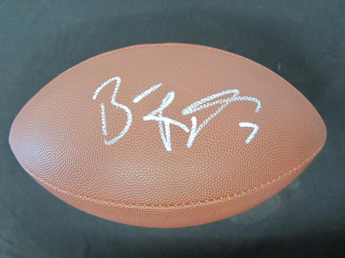 BEN ROETHLISBERGER SIGNED FOOTBALL W/COA (1 of 3)