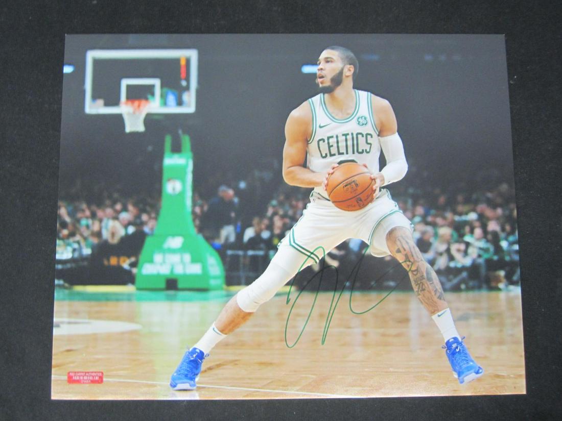 JAYSON TATUM SIGNED 8X10 PHOTO W/COA (1 of 2)