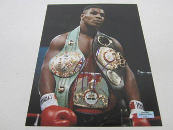 MIKE TYSON SIGNED 8X10 PHOTO W/COA