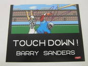 BARRY SANDERS SIGNED 8X10 PHOTO W/COA