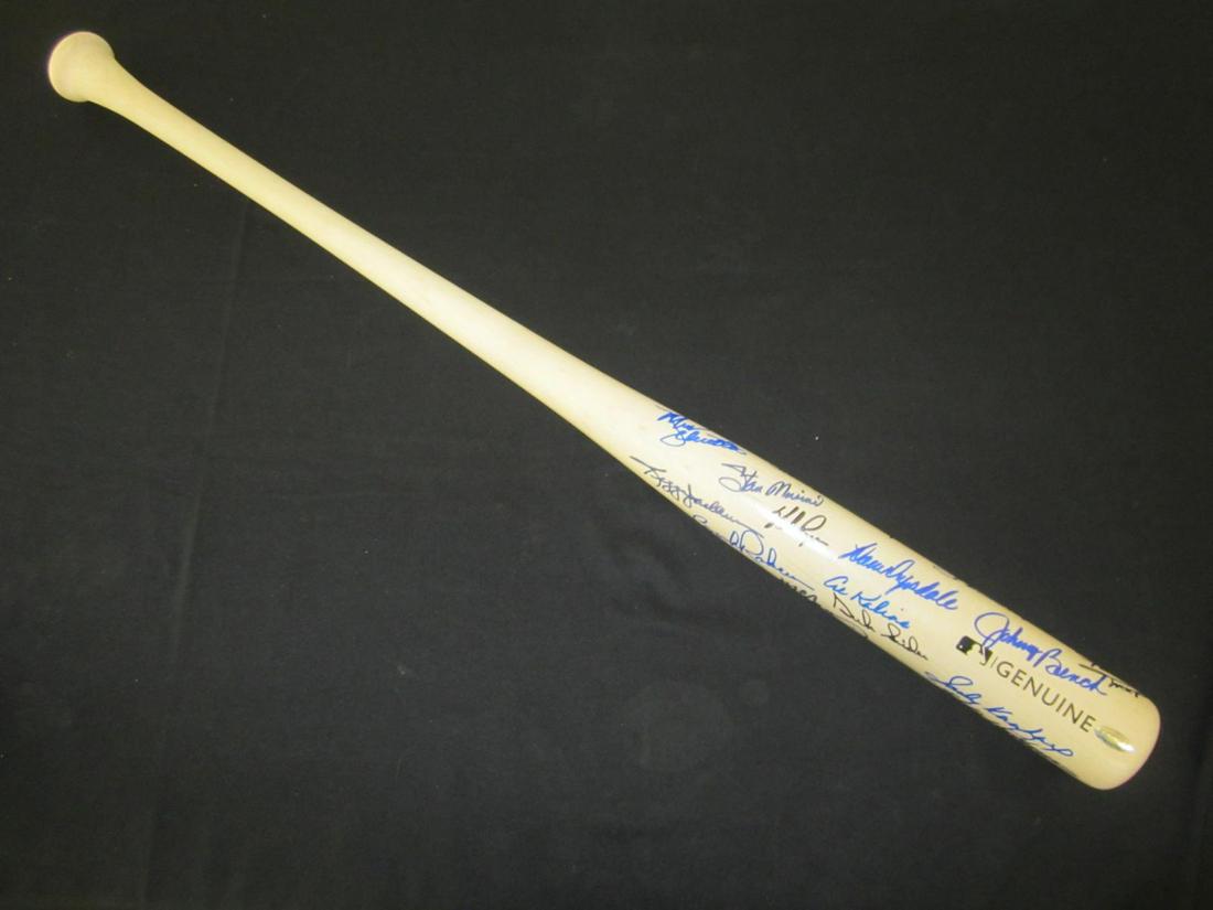 MULTIPLE SUPERSTARS SIGNED BASEBALL BAT W/COA (1 of 6)