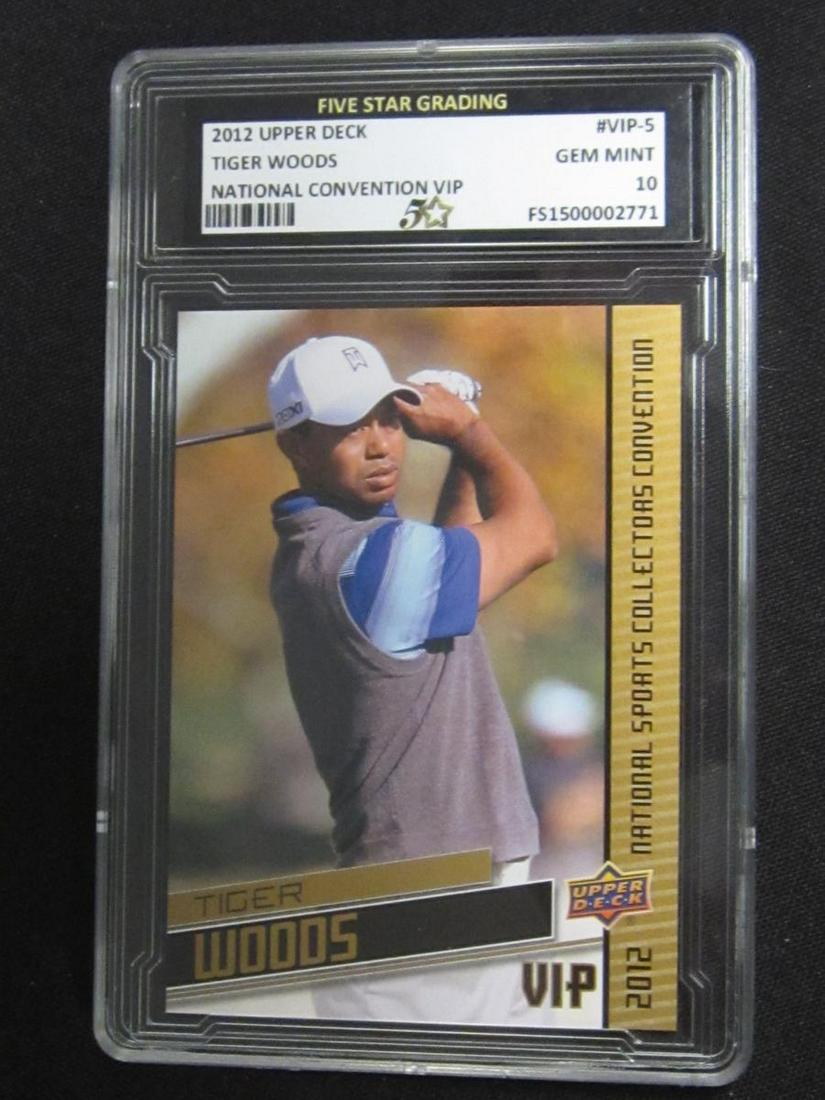 2012 UPPER DECK TIGER WOODS GEM MINT 10 (1 of 1)