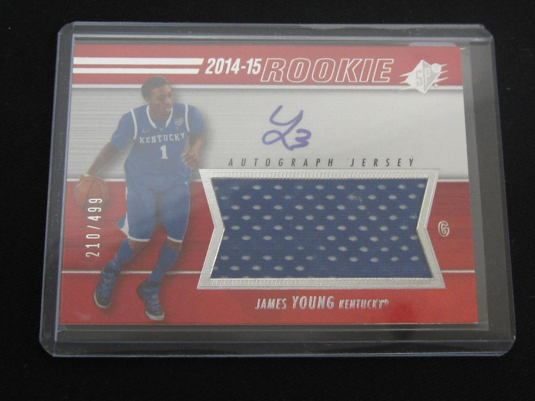 2014-15 SPX ROOKIE AUTO PATCH /499 JAMES YOUNG (1 of 1)