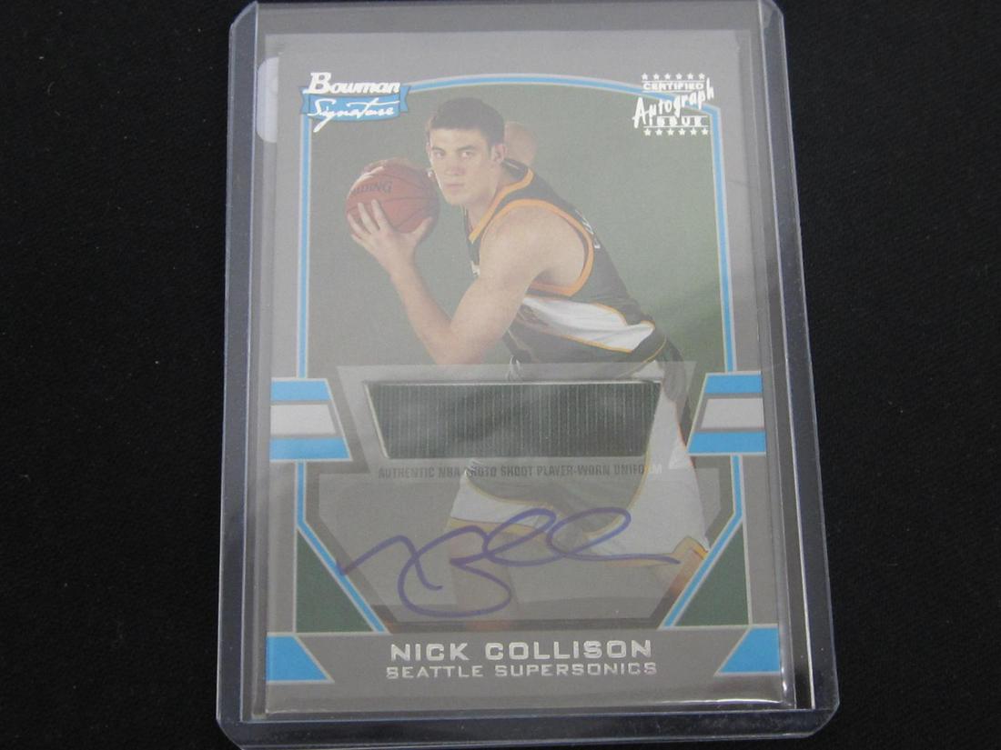 2003 BOWMAN SIGNATURE ROOKIE NICK COLLISON (1 of 1)