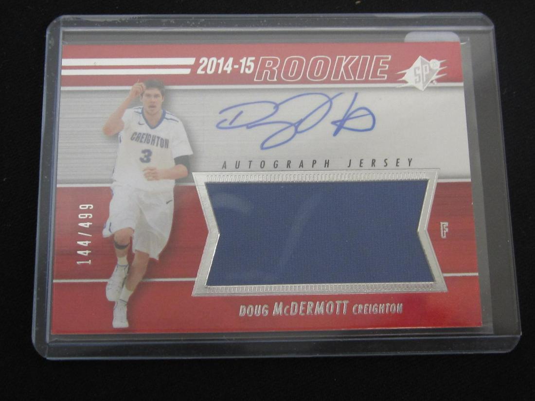 2014-15 SPX ROOKIE AUTO JERSEY DOUG MCDERMOTT (1 of 1)