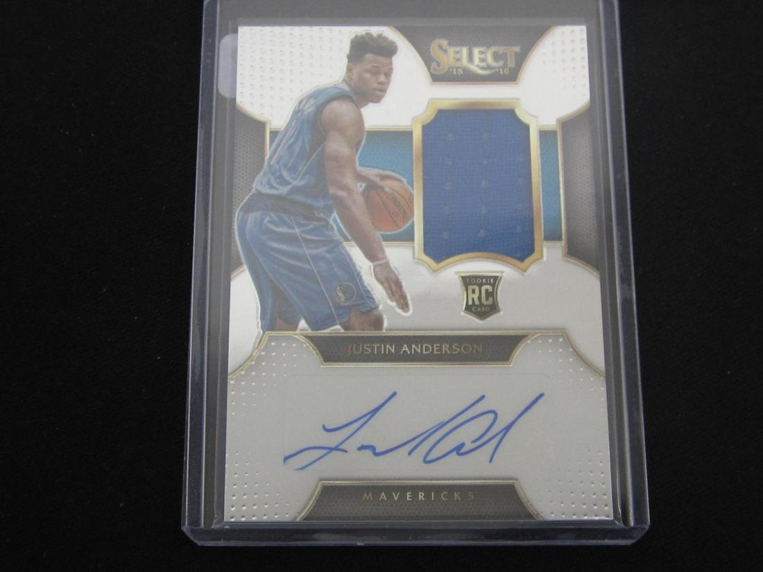 2015-16 SELECT ROOKIE AUTO JUSTIN ANDERSON (1 of 2)
