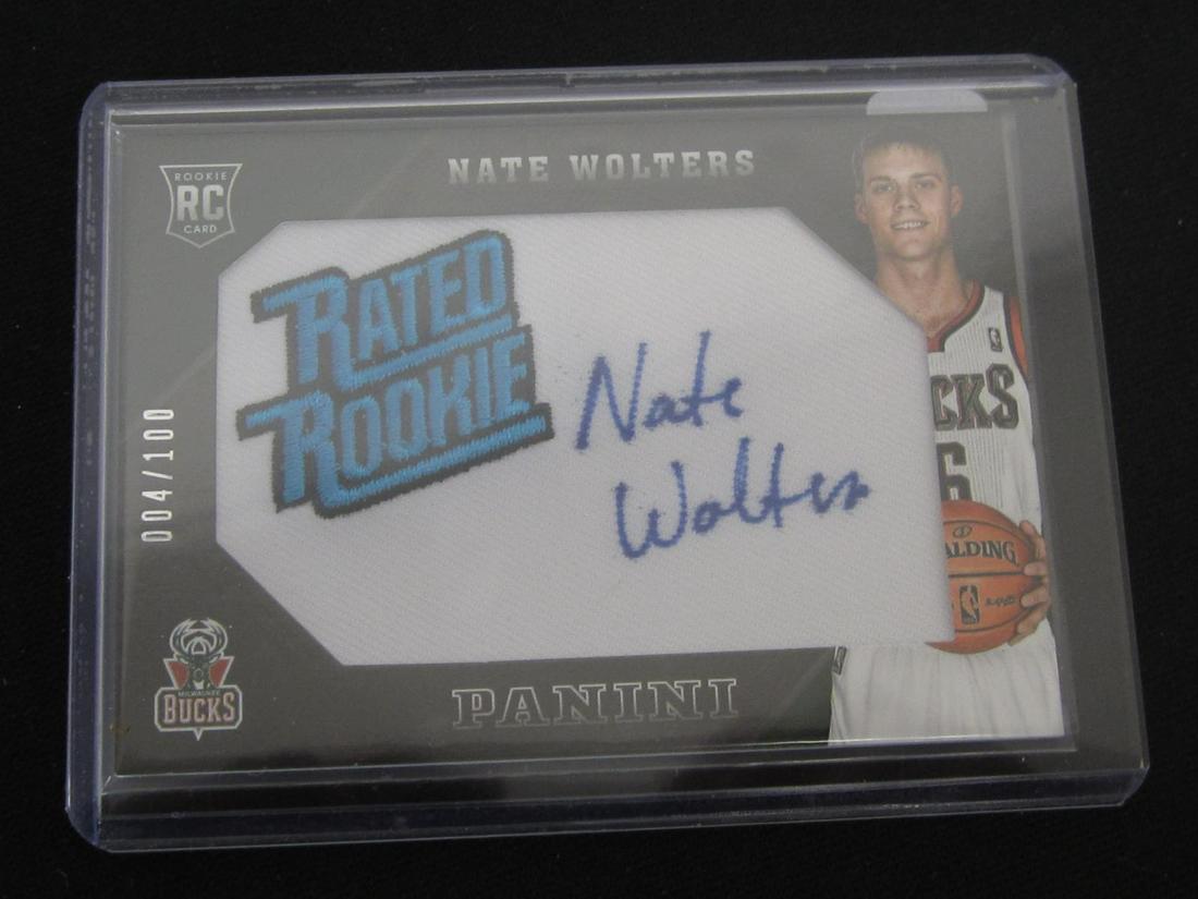 2013-14 PANINI RATED ROOKIE AUTO NATE WOLTERS (1 of 1)