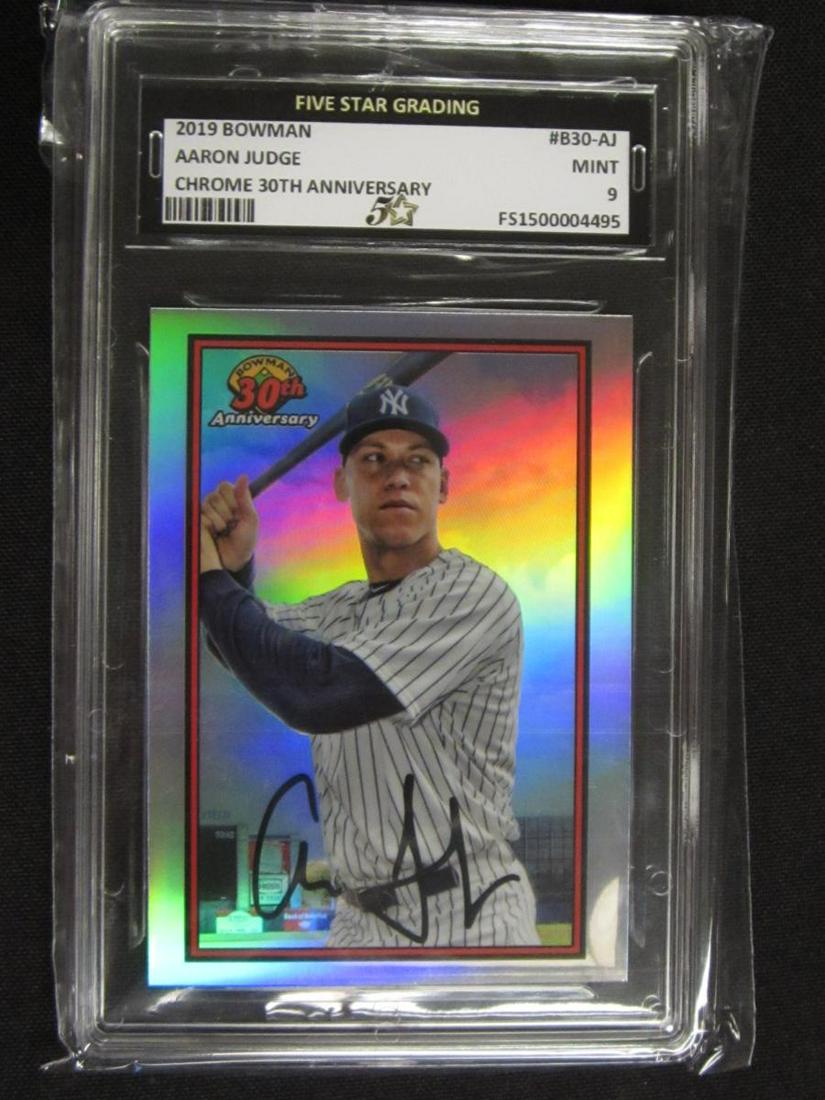 2019 BOWMAN AARON JUDGE CHROME MINT 9 (1 of 1)