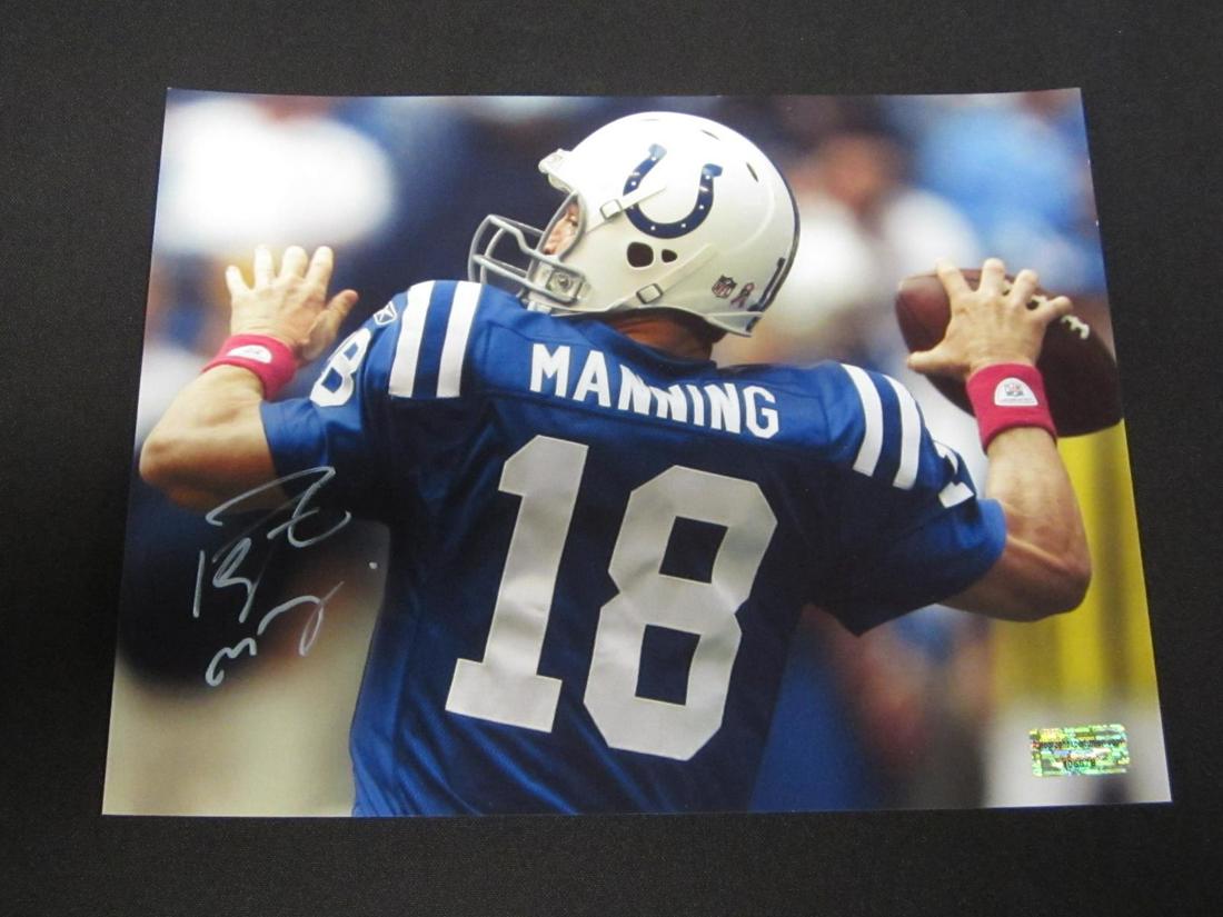 PEYTON MANNING SIGNED 8.5X11 PHOTO W/COA (1 of 2)