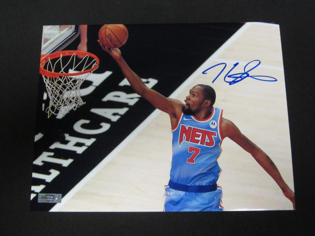 KEVIN DURANT SIGNED 8X10 PHOTO W/COA (1 of 2)