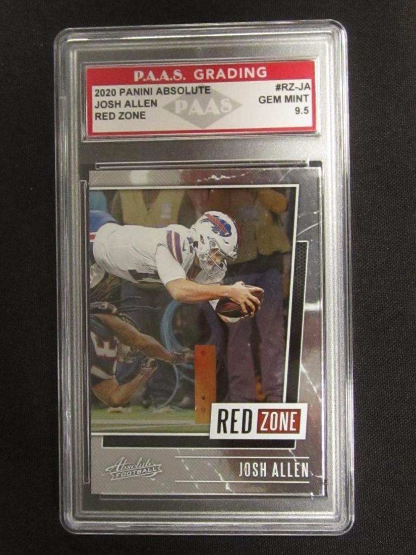 2020 ABSOLUTE JOSH ALLEN RED ZONE GEM MINT 9.5 (1 of 1)