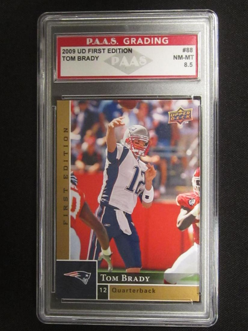 2009 UD FIRST EDITION TOM BRADY NM-MT 8.5 (1 of 1)