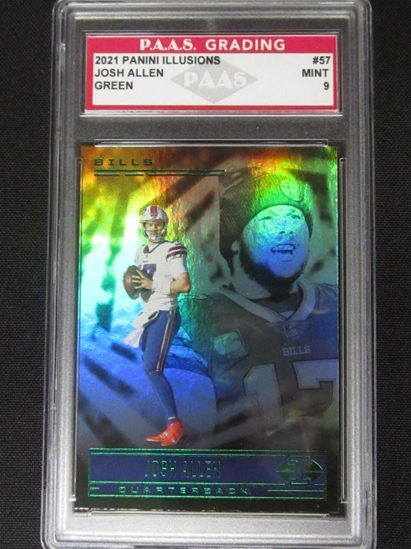 2021 ILLUSIONS JOSH ALLEN GREEN MINT 9 (1 of 1)