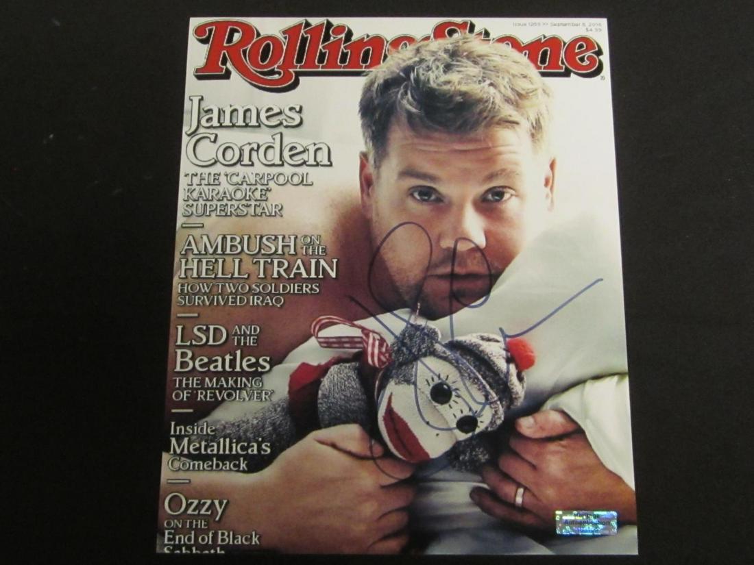 JAMES CORDEN SIGNED 8X10 PHOTO (1 of 2)