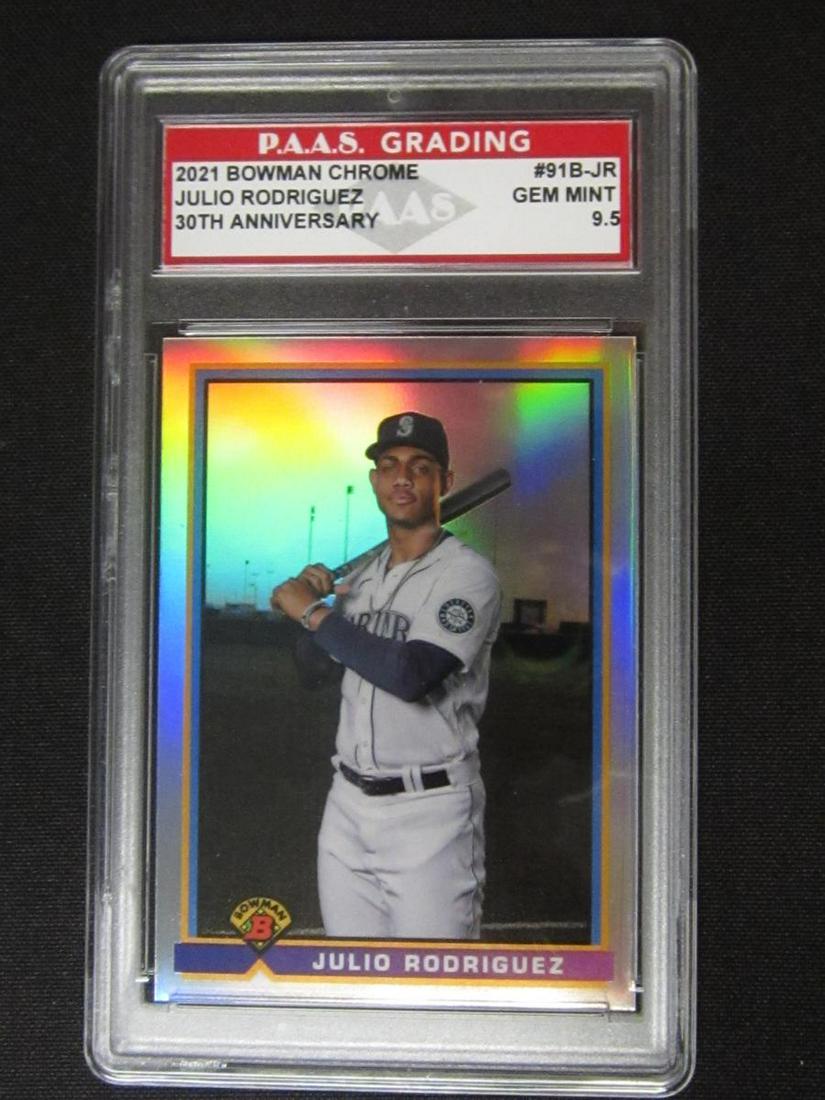 2021 BOWMAN CHROME JULIO RODRIGUEZ GEM MINT 9.5 (1 of 1)