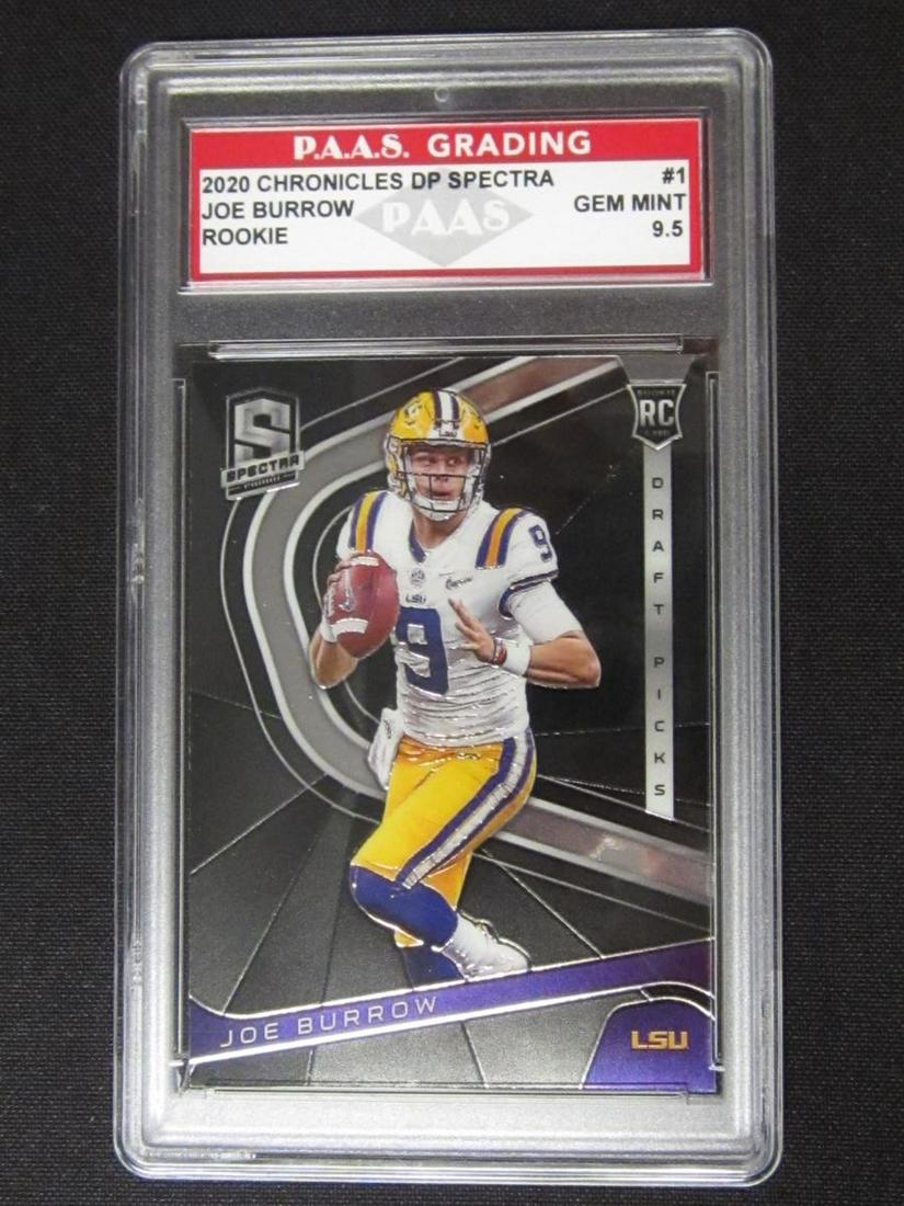 2020 SPECTRA JOE BURROW RC GEM MINT 9.5 (1 of 1)