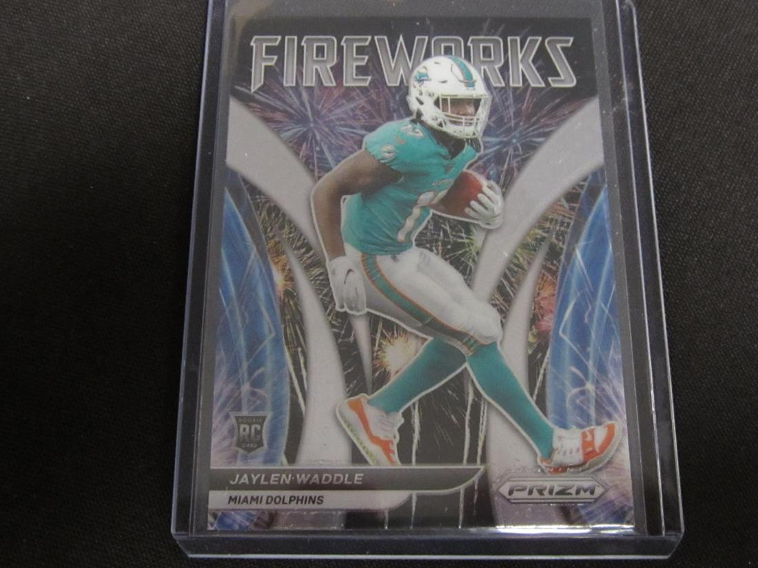 2021 PRIZM FIREWORKS ROOKIE JAYLEN WADDLE (1 of 1)