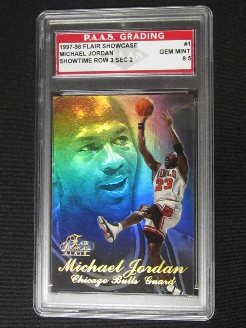 1997-98 FLAIR MICHAEL JORDAN GEM MINT 9.5 (1 of 1)