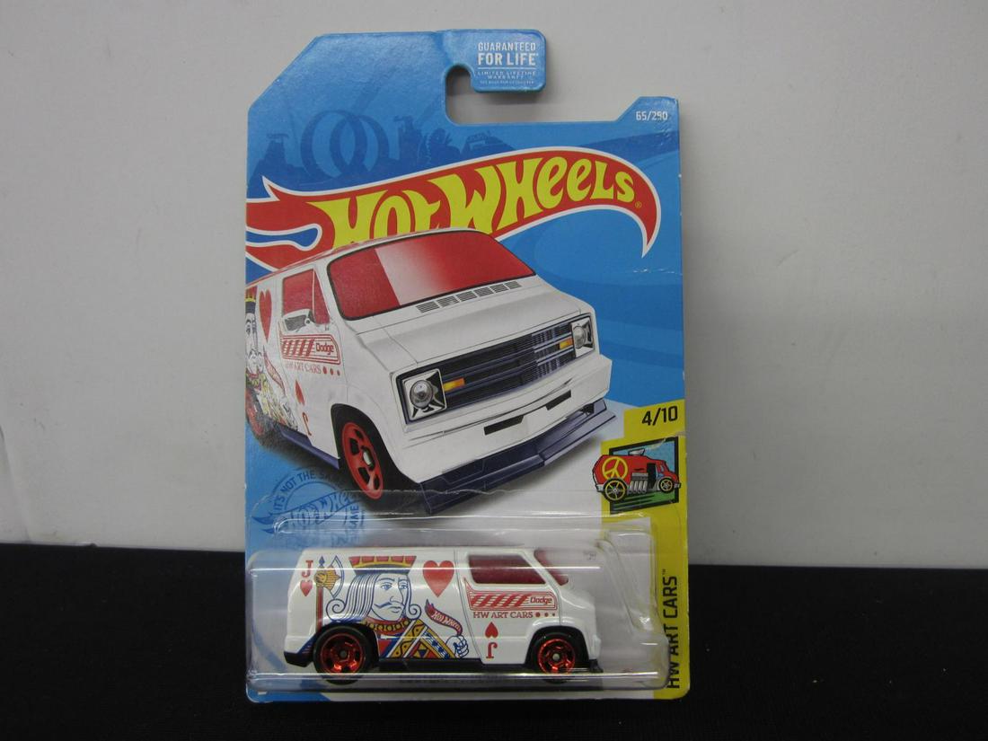 HOT WHEELS 77 DODGE CUSTOM VAN: NEW IN PACKAGE