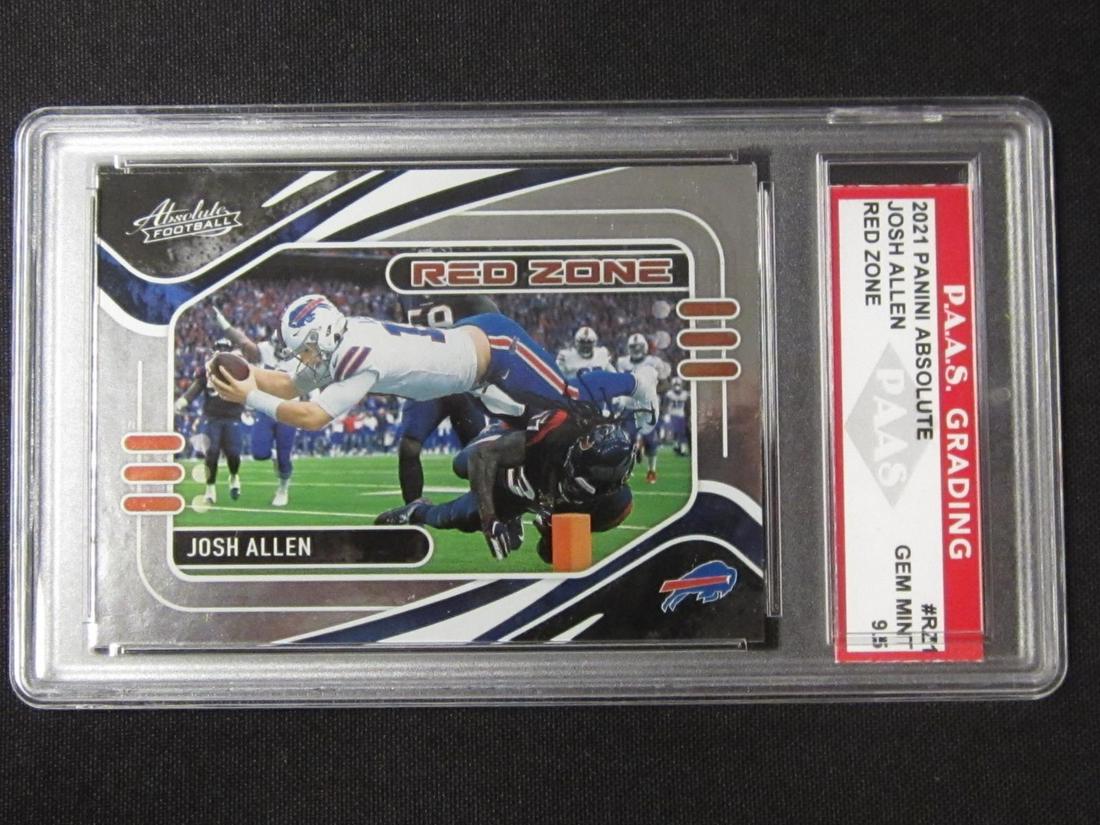 2021 ABSOLUTE JOSH ALLEN RED ZONE GEM MINT 9.5 (1 of 1)