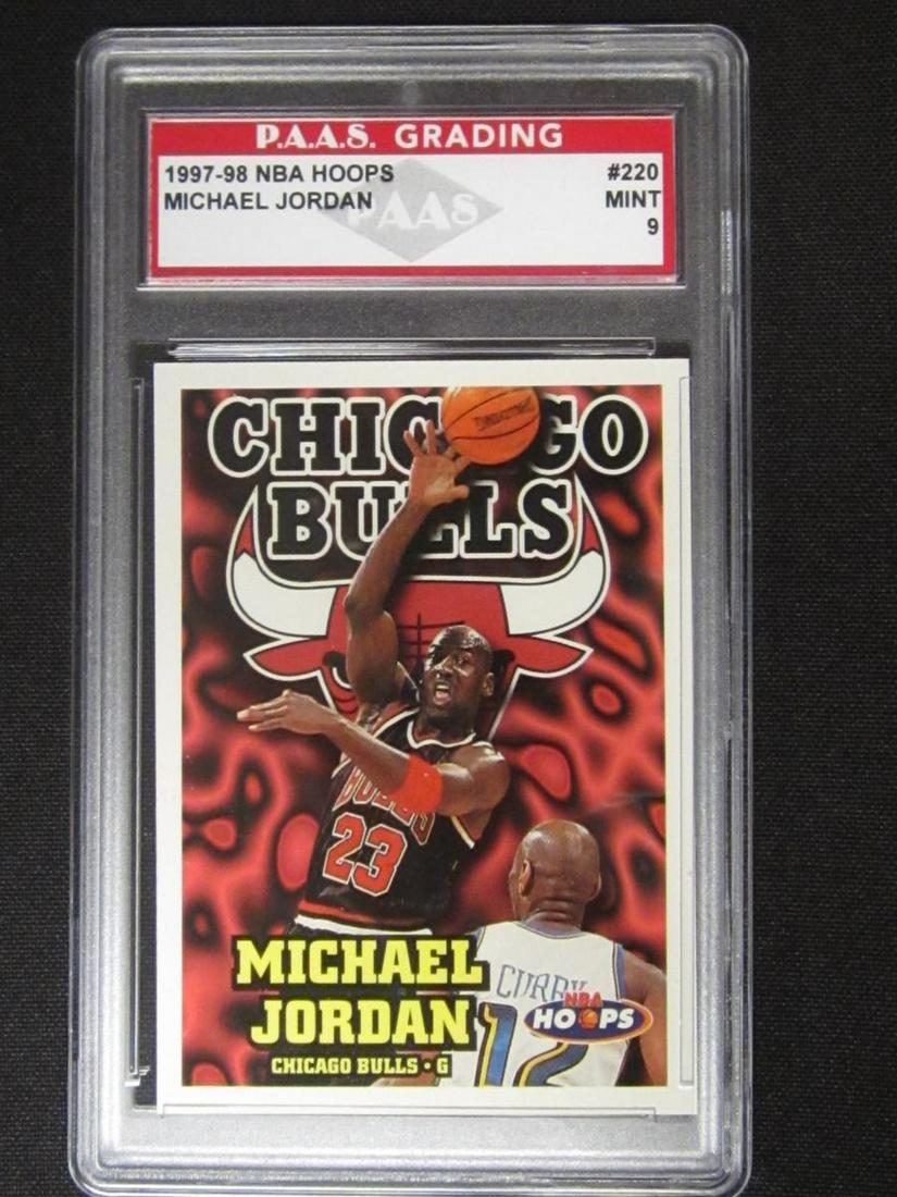 1997-98 NBA HOOPS MICHAEL JORDAN MINT 9 (1 of 1)