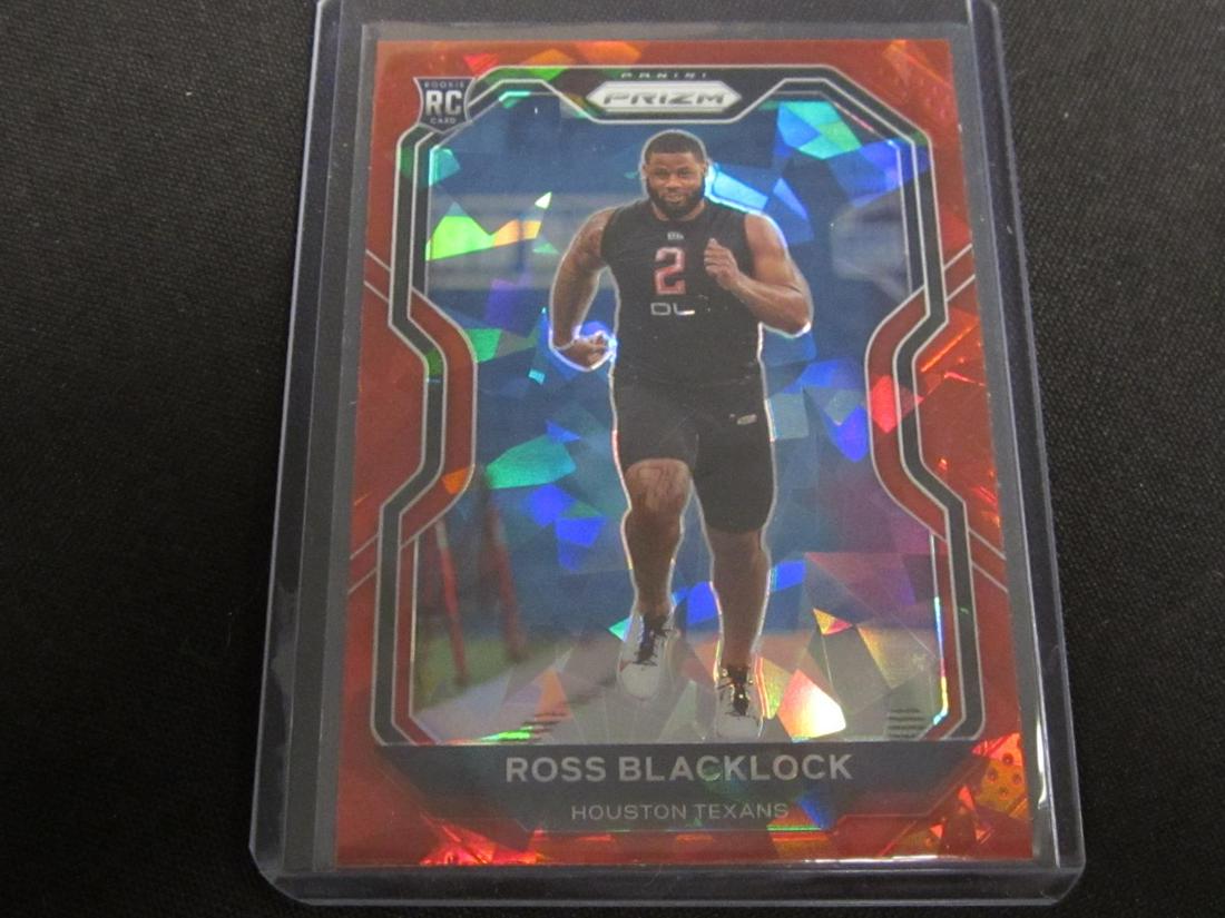 2020 PANINI PRIZM ROOKIE RED ICE ROSS BLACKLOCK: 2020 PANINI PRIZM ROOKIE RED ICE PRIZM ROSS BLACKLOCK TEXANS