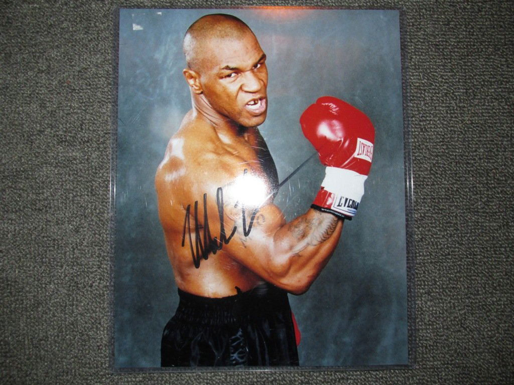 Mike Tyson Autographed/signed Photo (1 of 2)