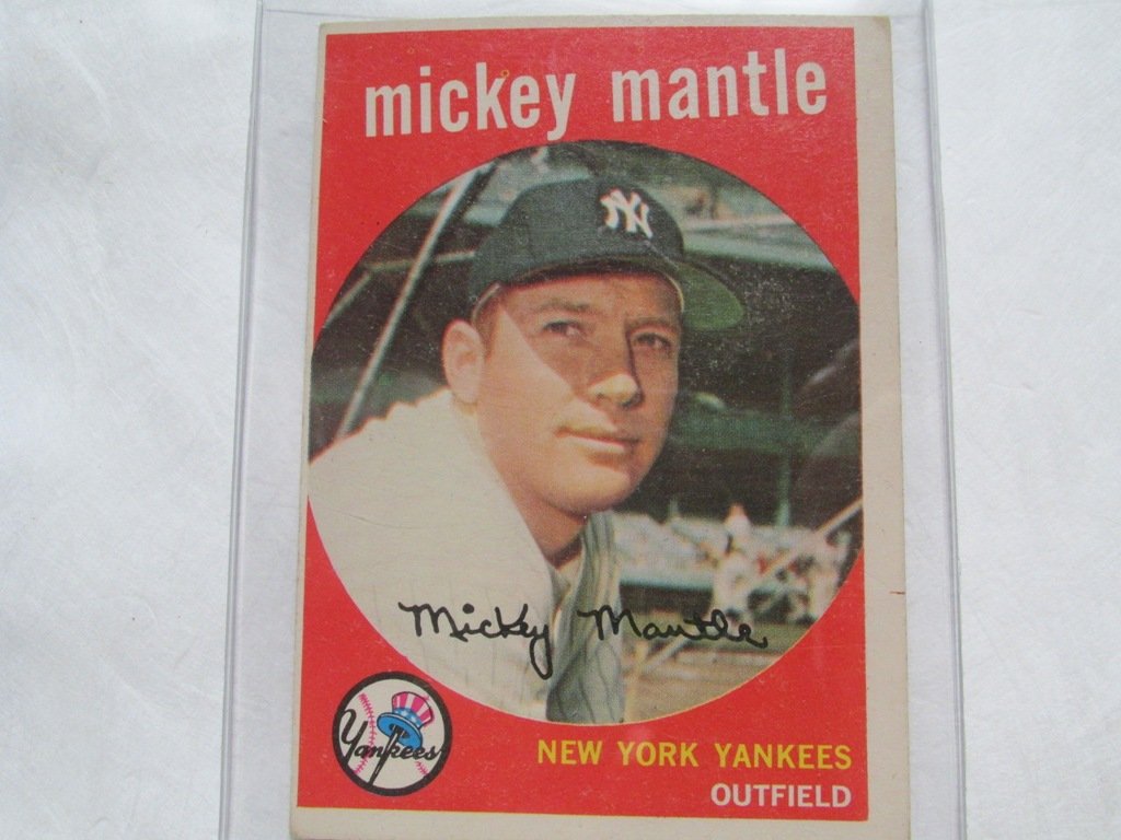 1959 Mickey mantle High Grade card (1 of 2)
